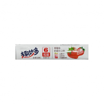 Конфета арт. 015177/ Жевательная "Клубника" 18 г 30 шт. в кор./;
